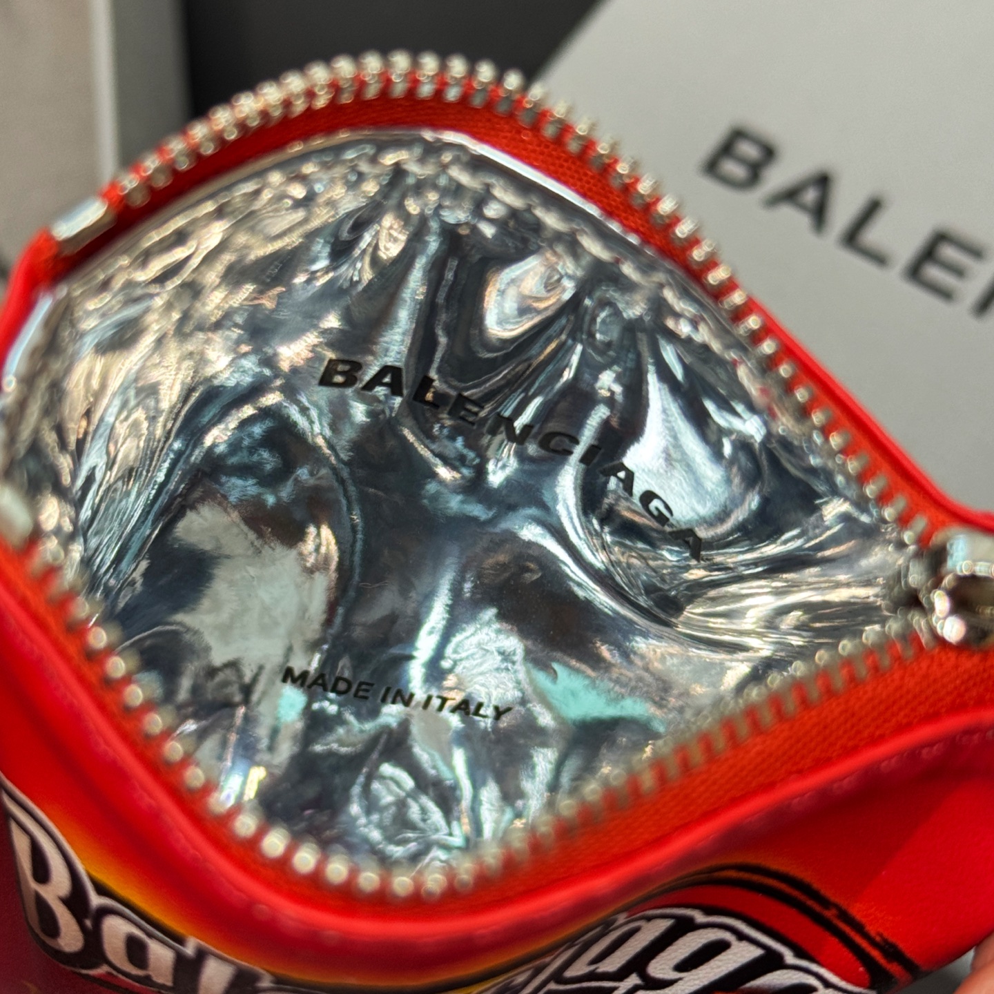 B design potato chip bag clutch accessories key ring pendant