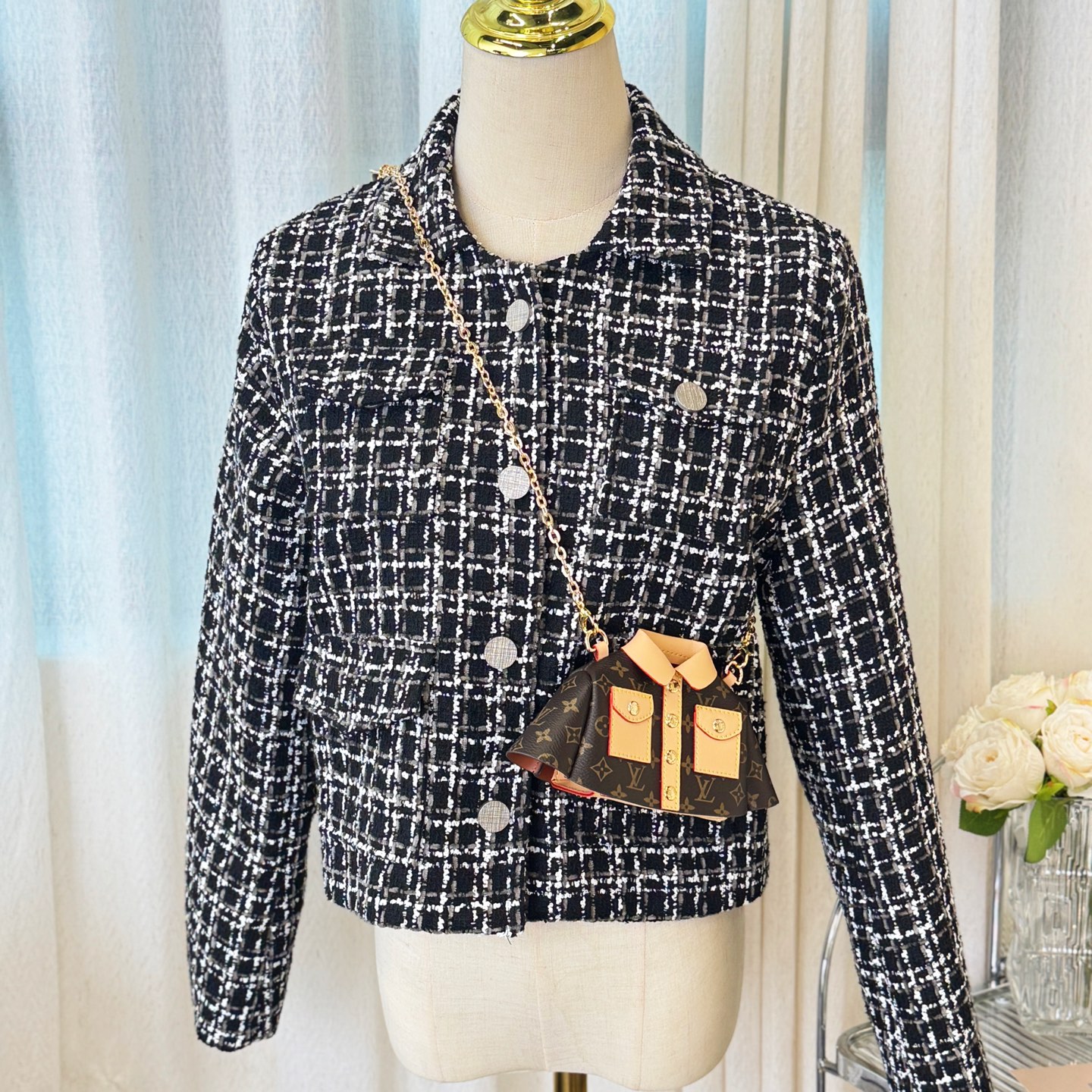 L design mini clothing messenger bag/headphone bag/lipstick bag