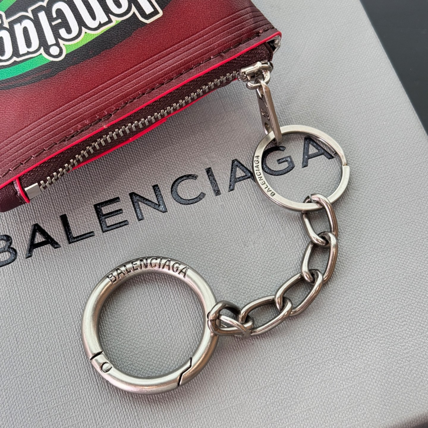 B design potato chip bag clutch accessories key ring pendant