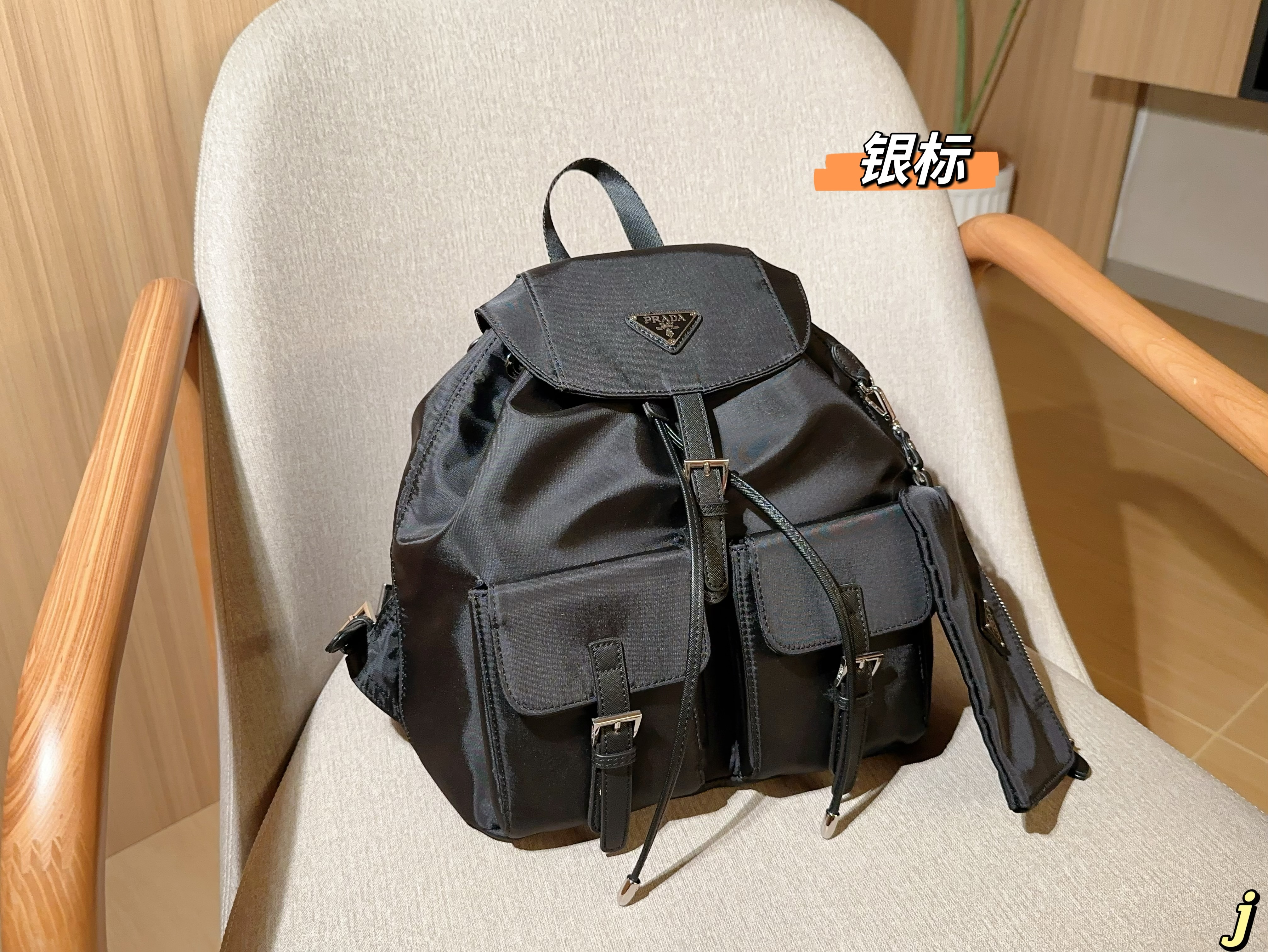 P design waterproof fabric backpack