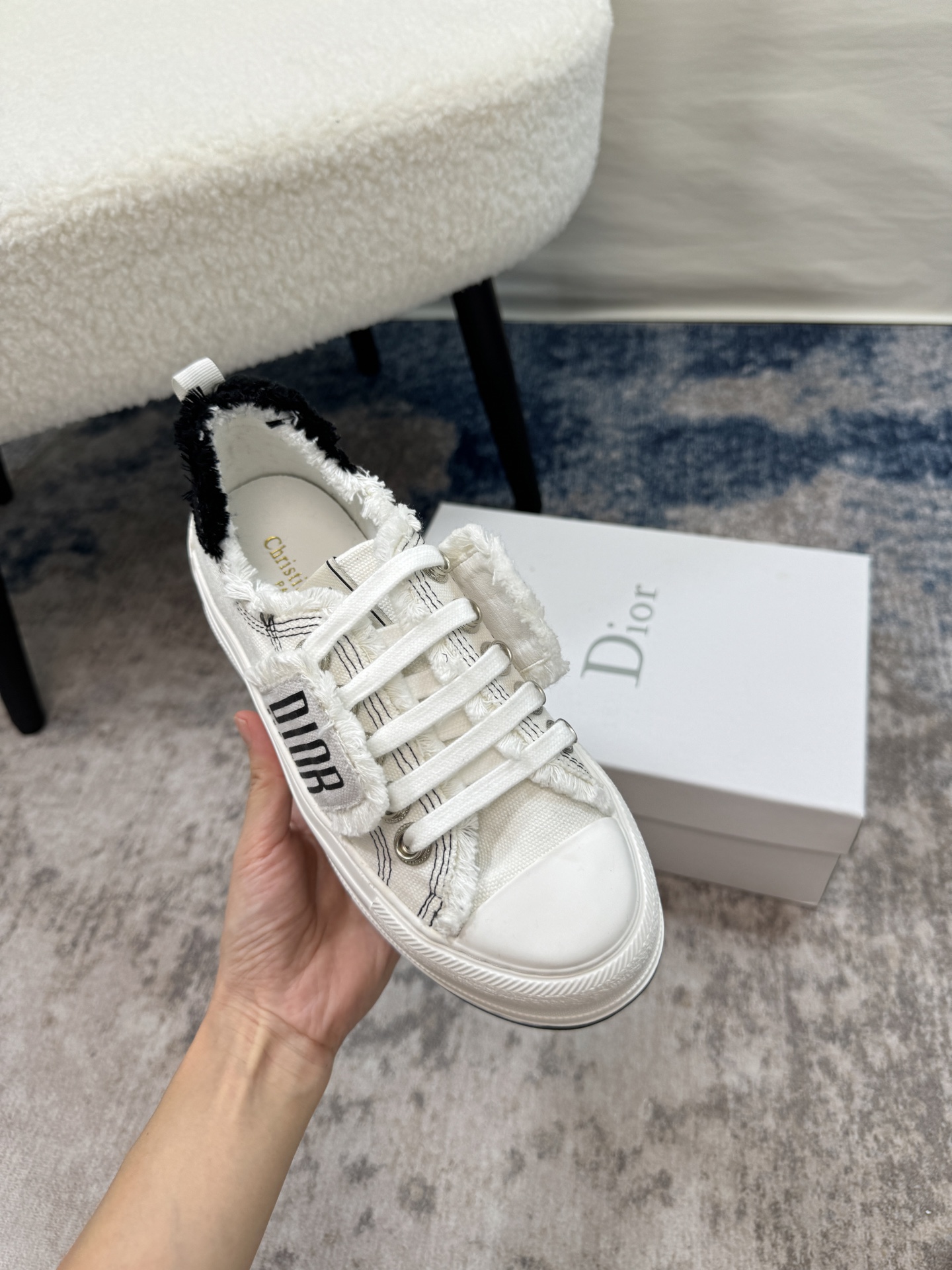 D design 2025 new tassel thick-soled sneakers