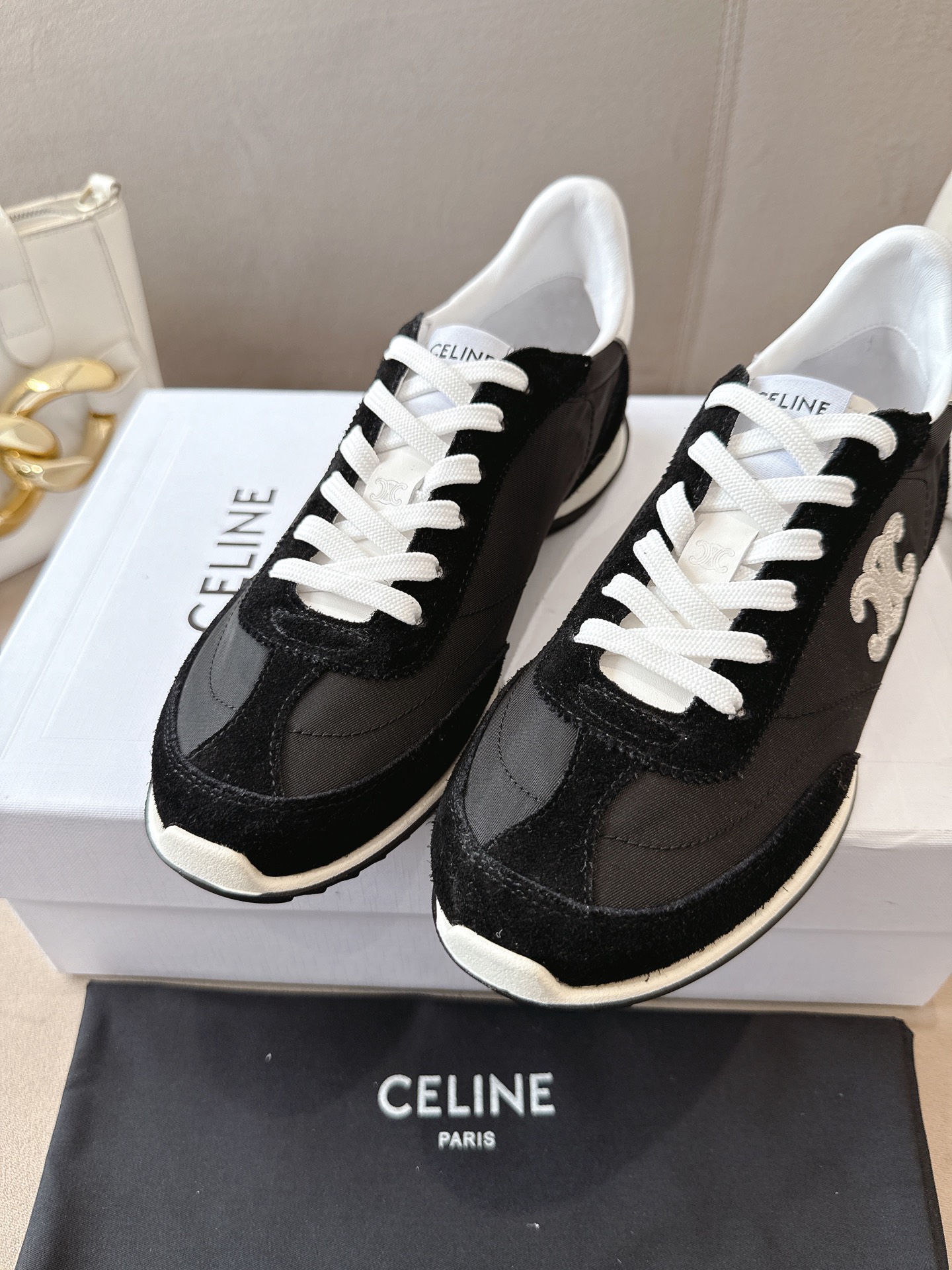 C design 2025ss new logo lace-up casual sneakers