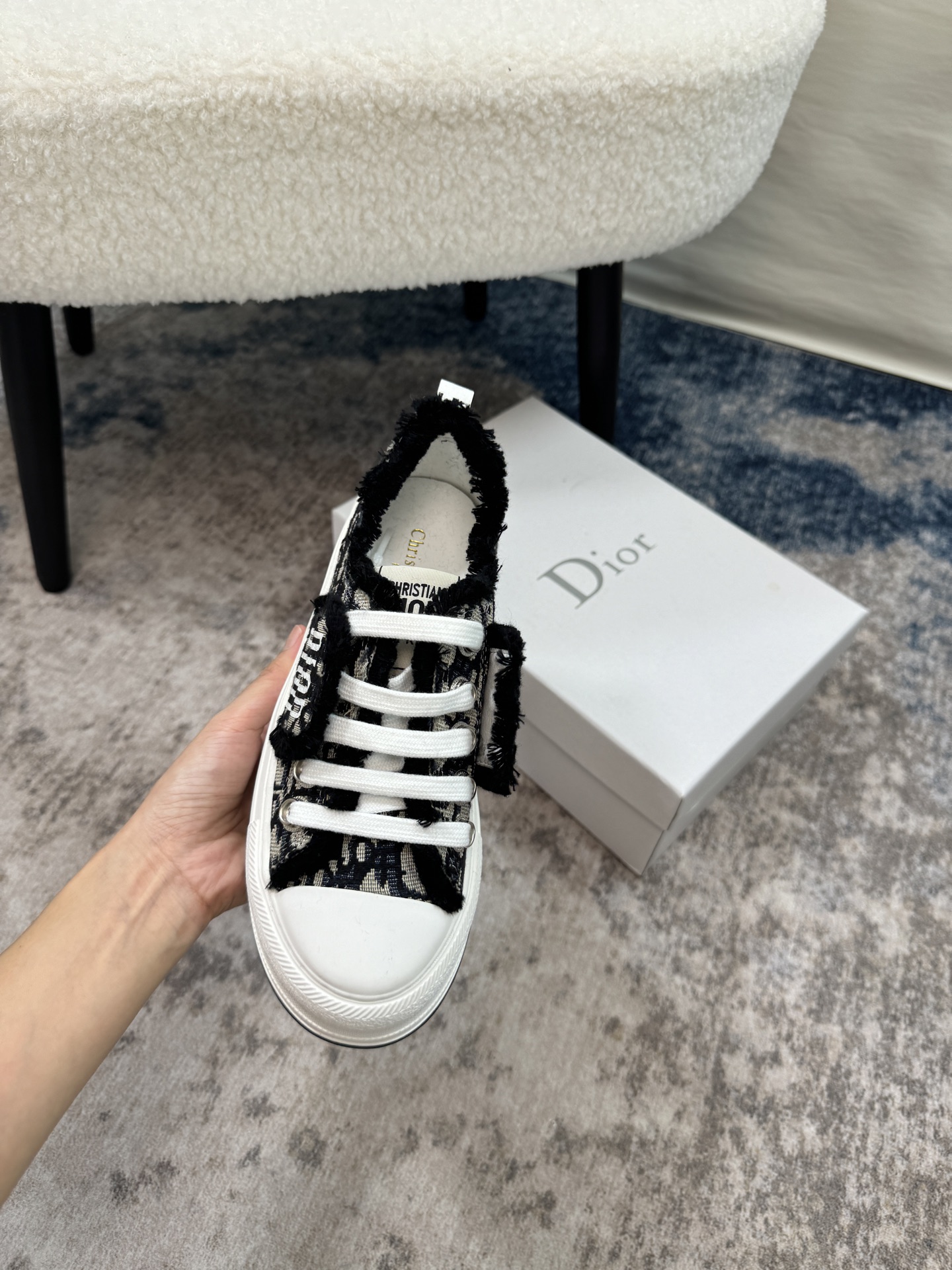 D design 2025 new tassel thick-soled sneakers