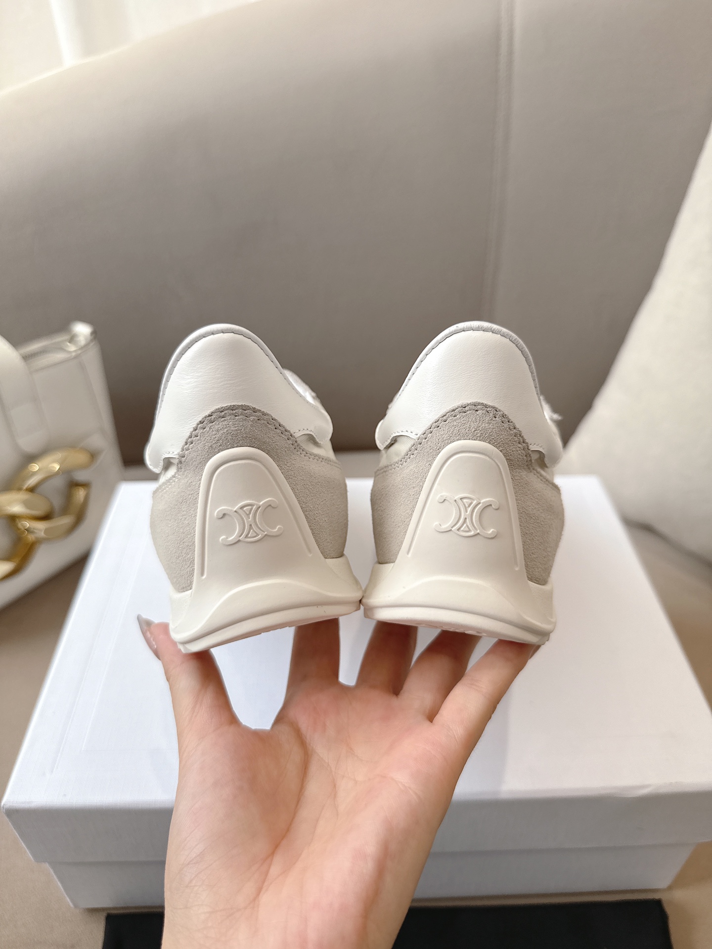 C design 2025ss new logo lace-up casual sneakers