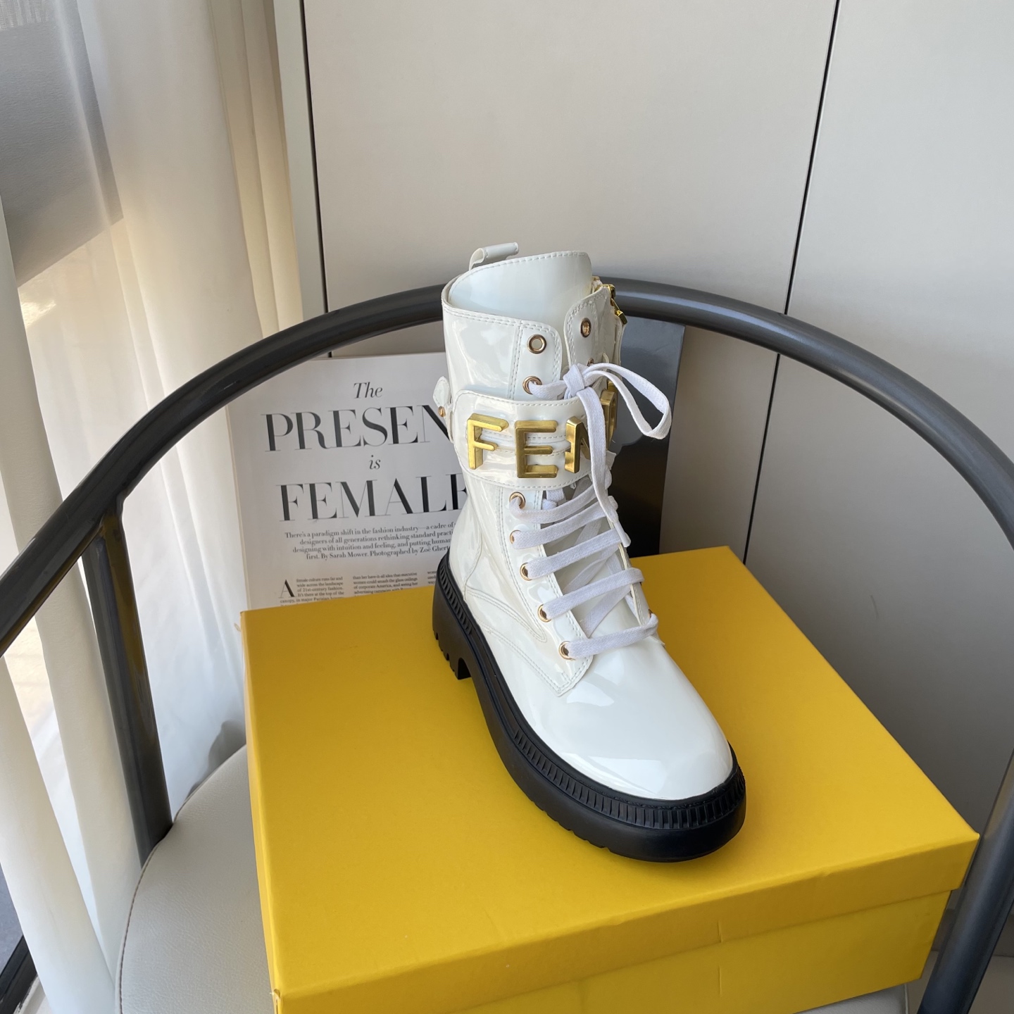 F design autumn and winter martin boots