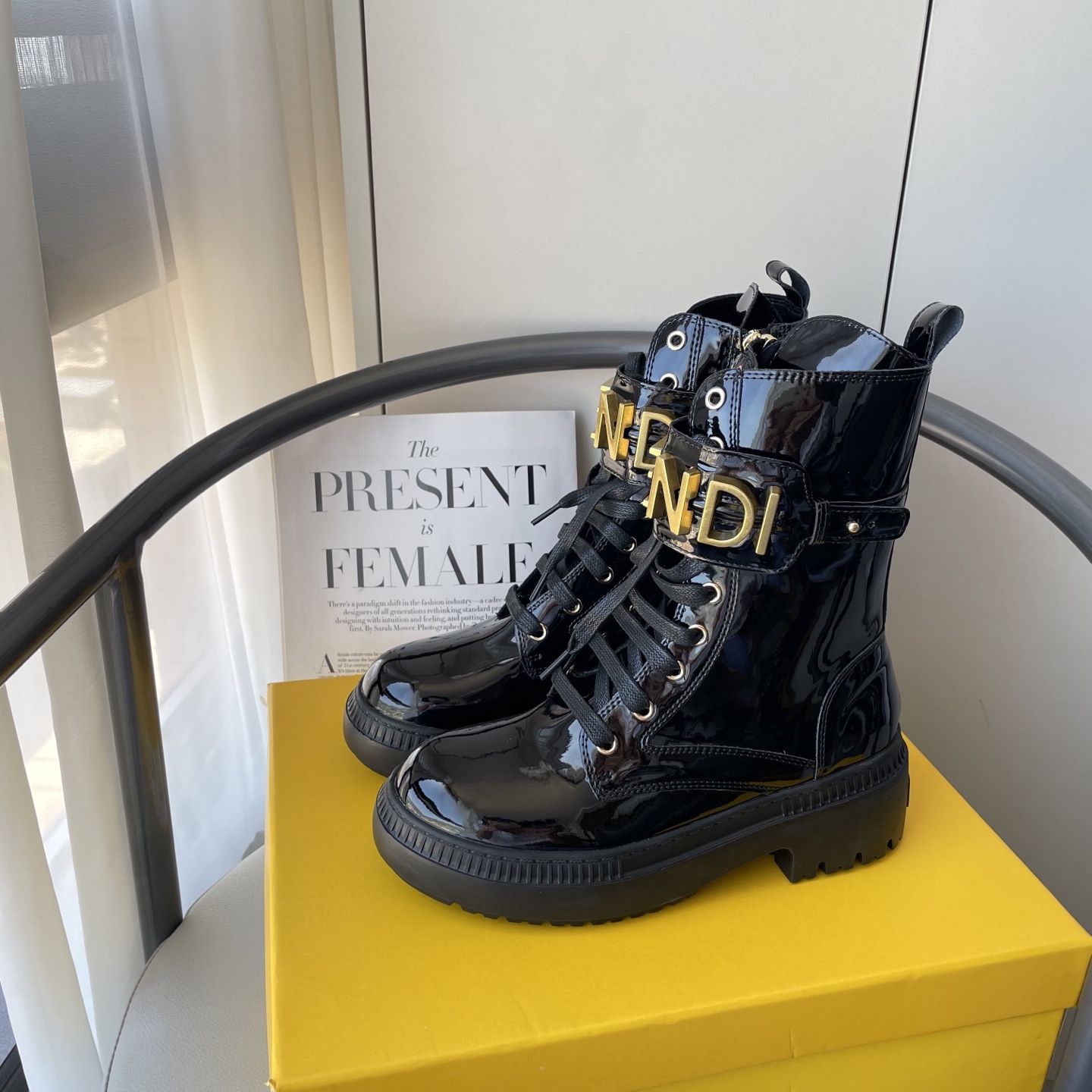 F design autumn and winter martin boots