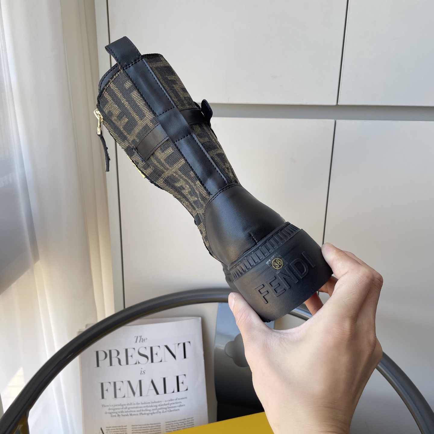 F design autumn and winter martin boots