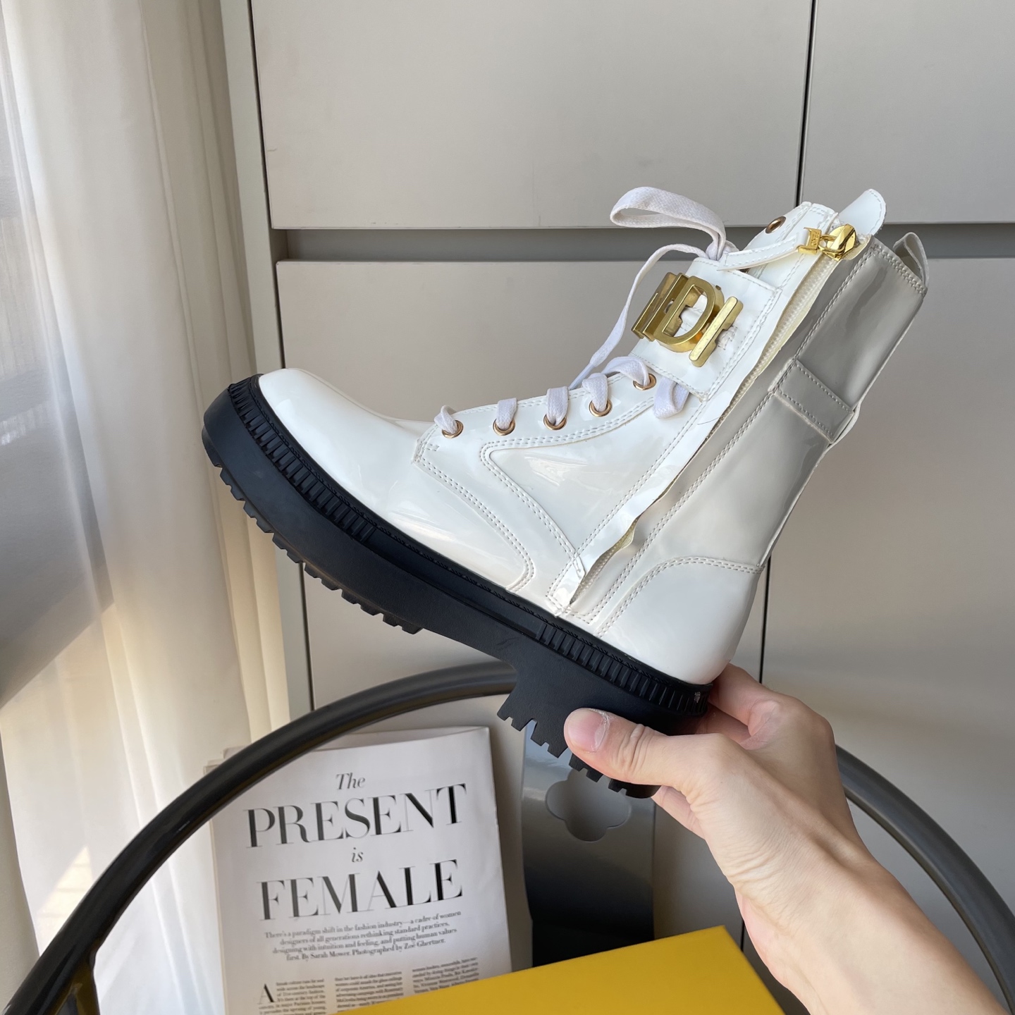 F design autumn and winter martin boots