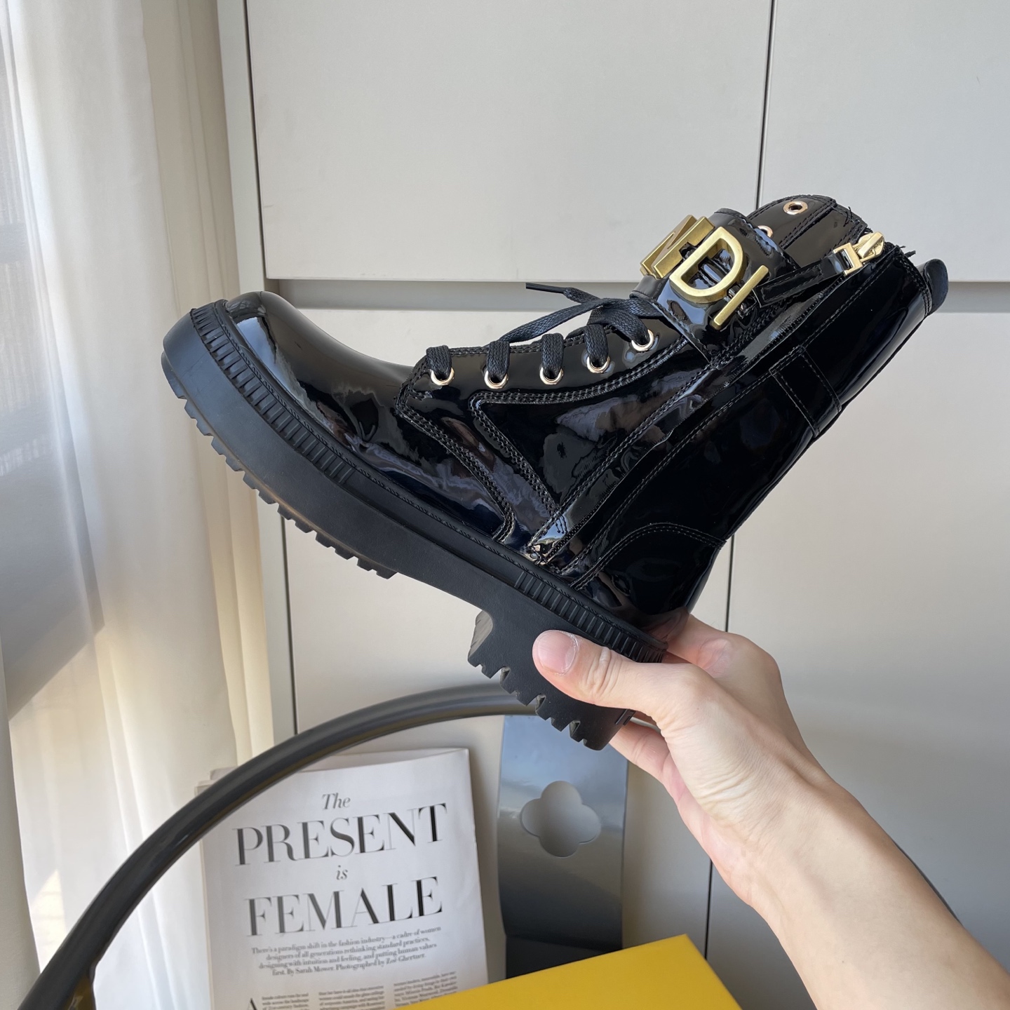 F design autumn and winter martin boots