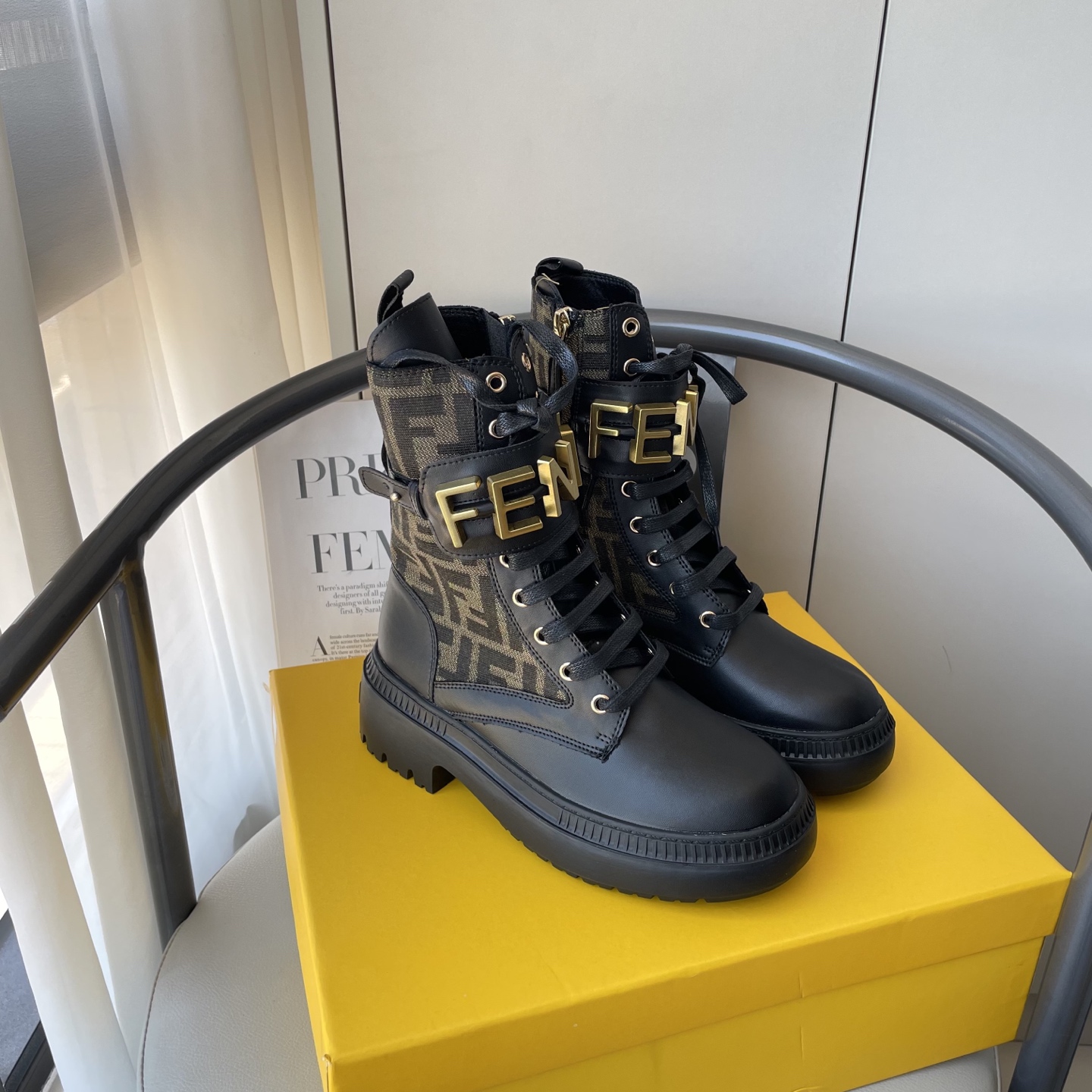 F design autumn and winter martin boots