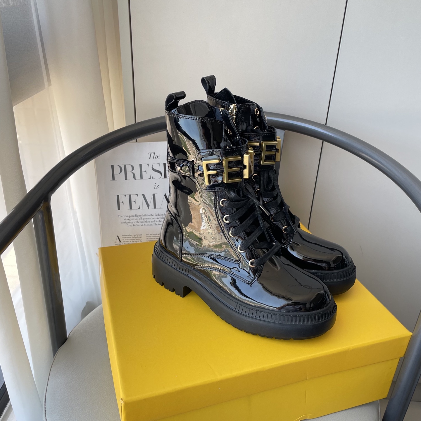F design autumn and winter martin boots