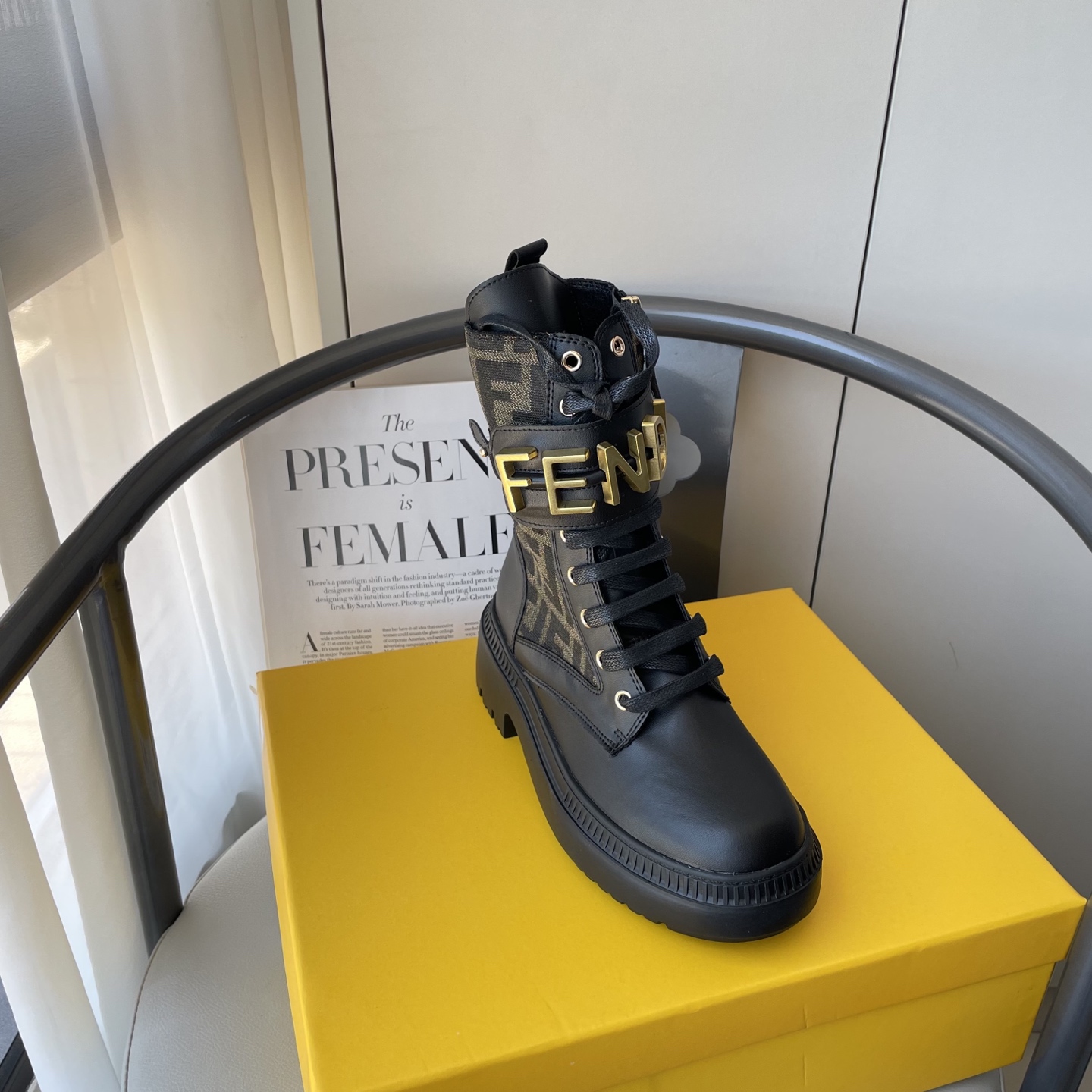 F design autumn and winter martin boots