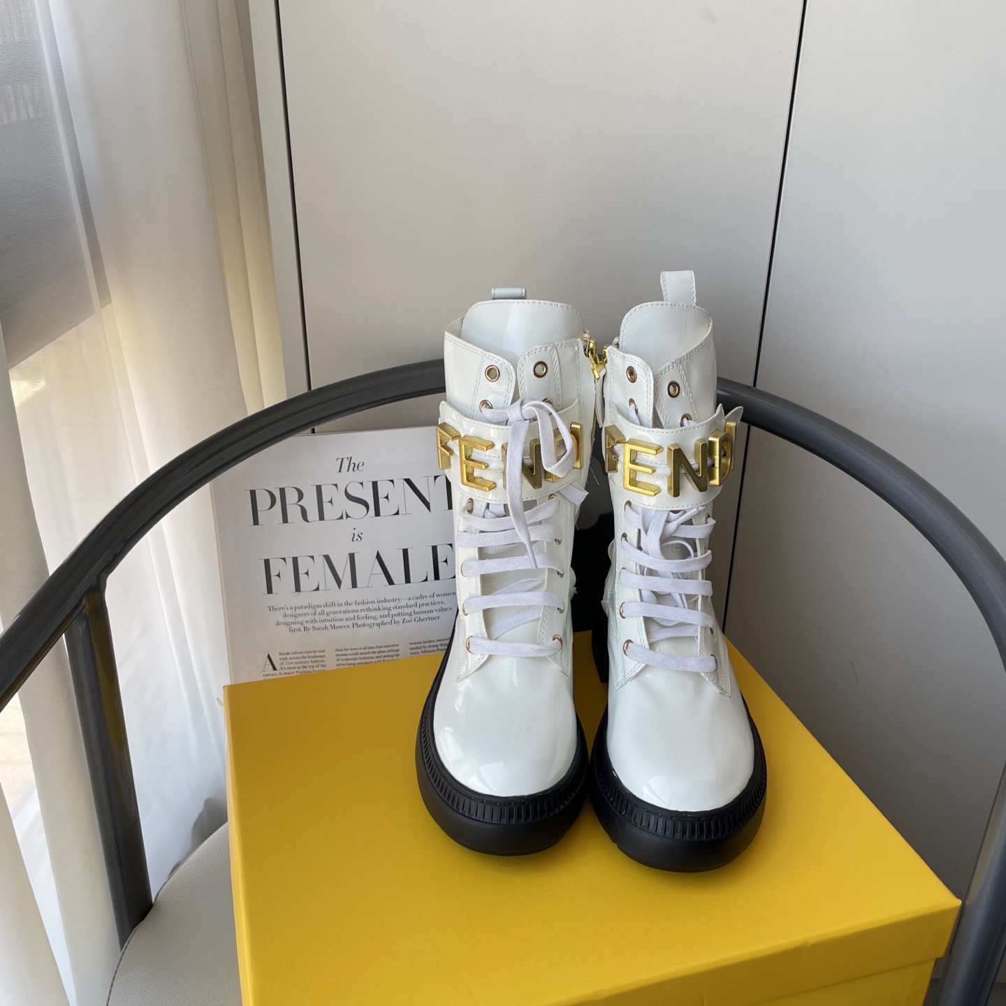 F design autumn and winter martin boots