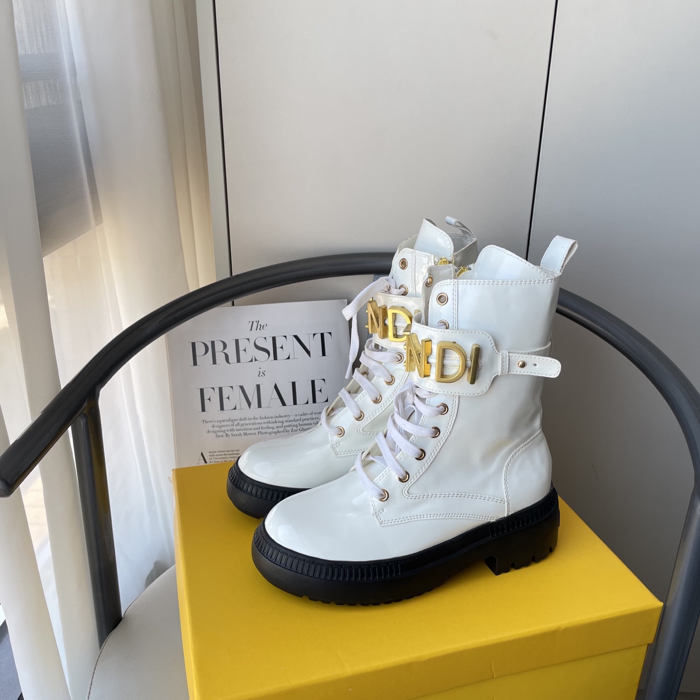 F design autumn and winter martin boots