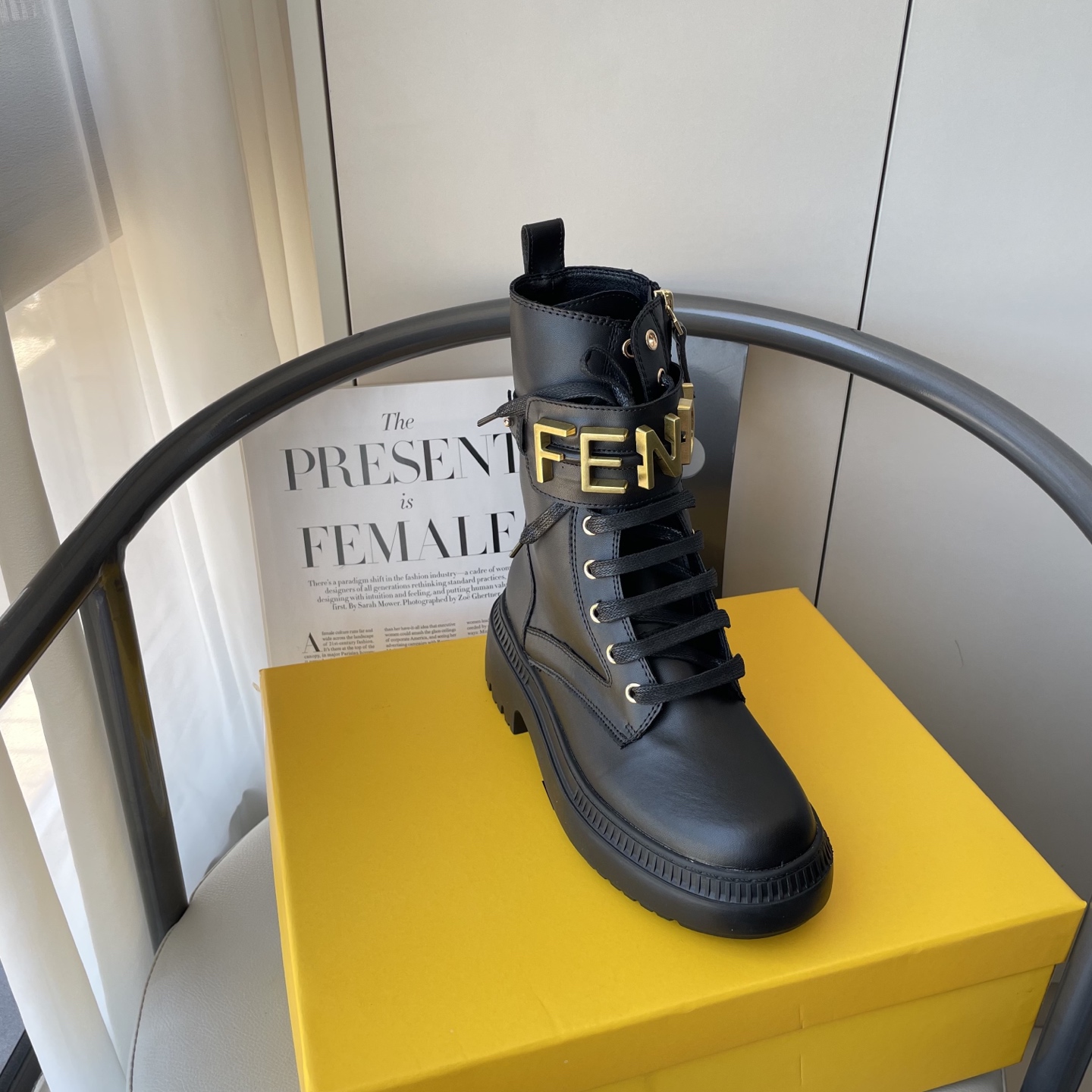 F design autumn and winter martin boots