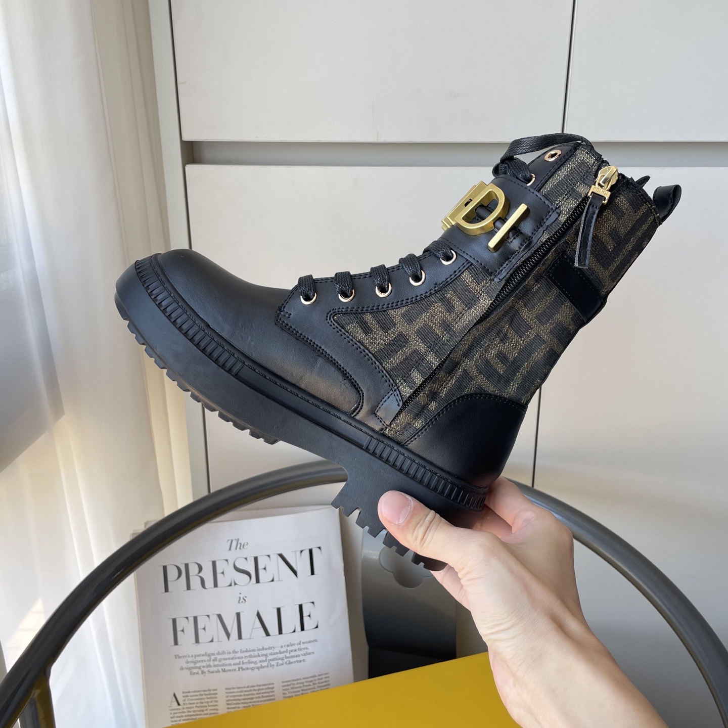 F design autumn and winter martin boots
