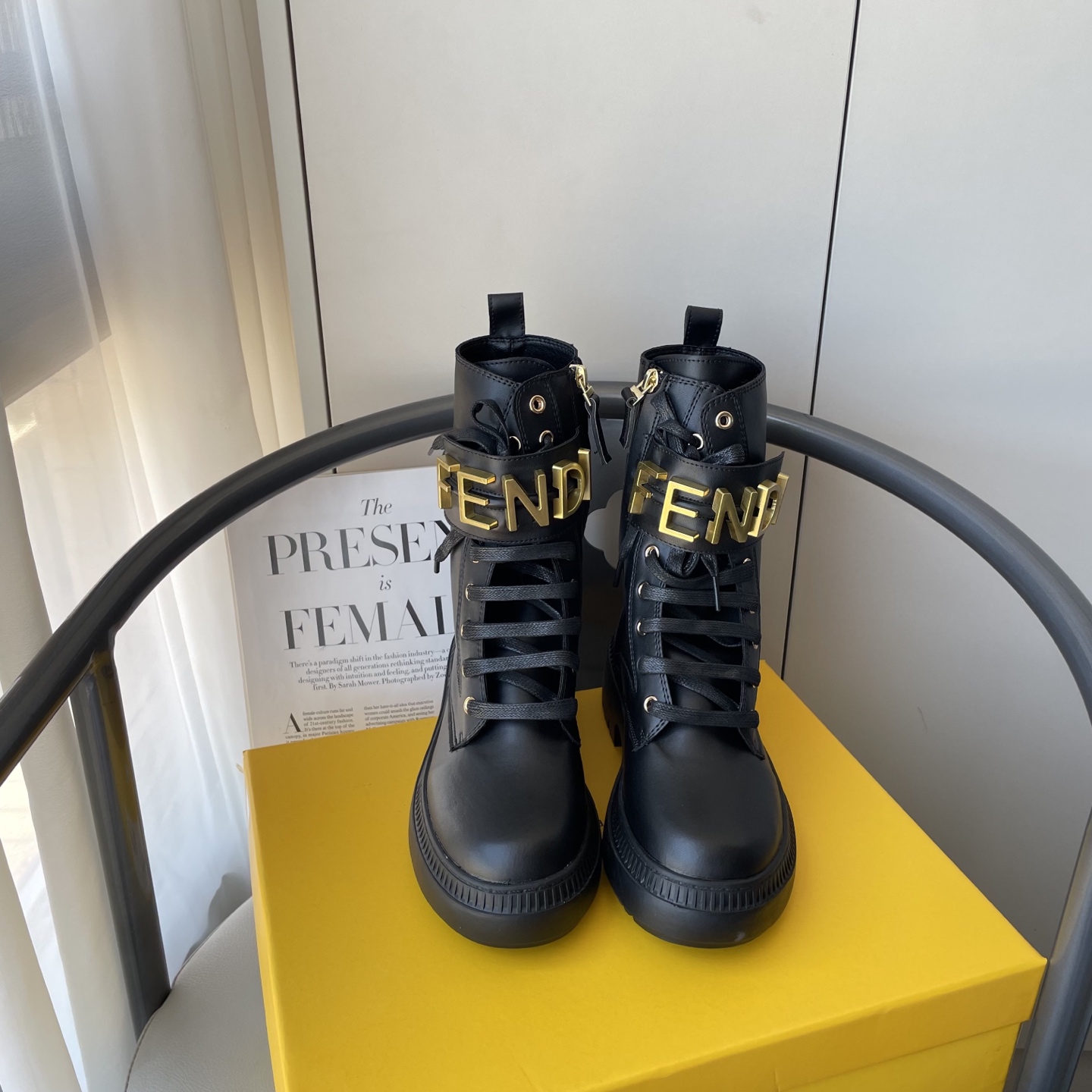 F design autumn and winter martin boots