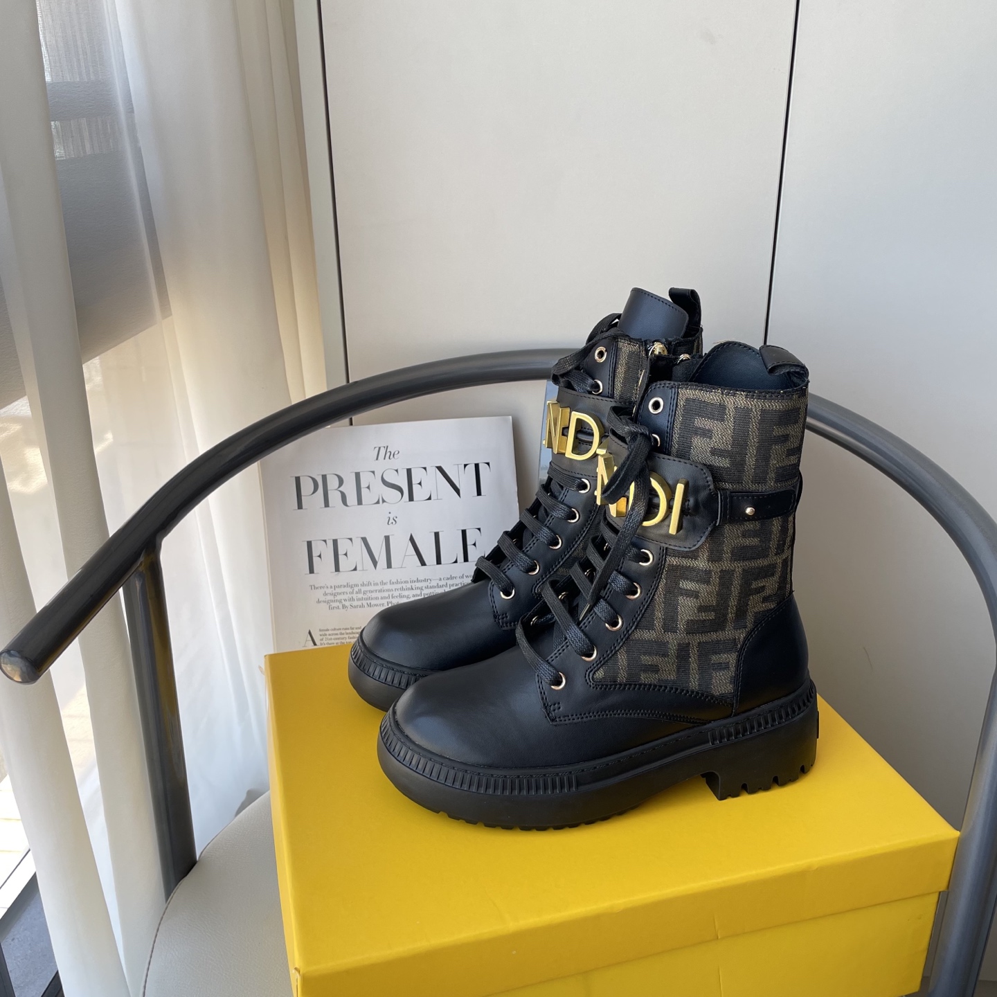 F design autumn and winter martin boots