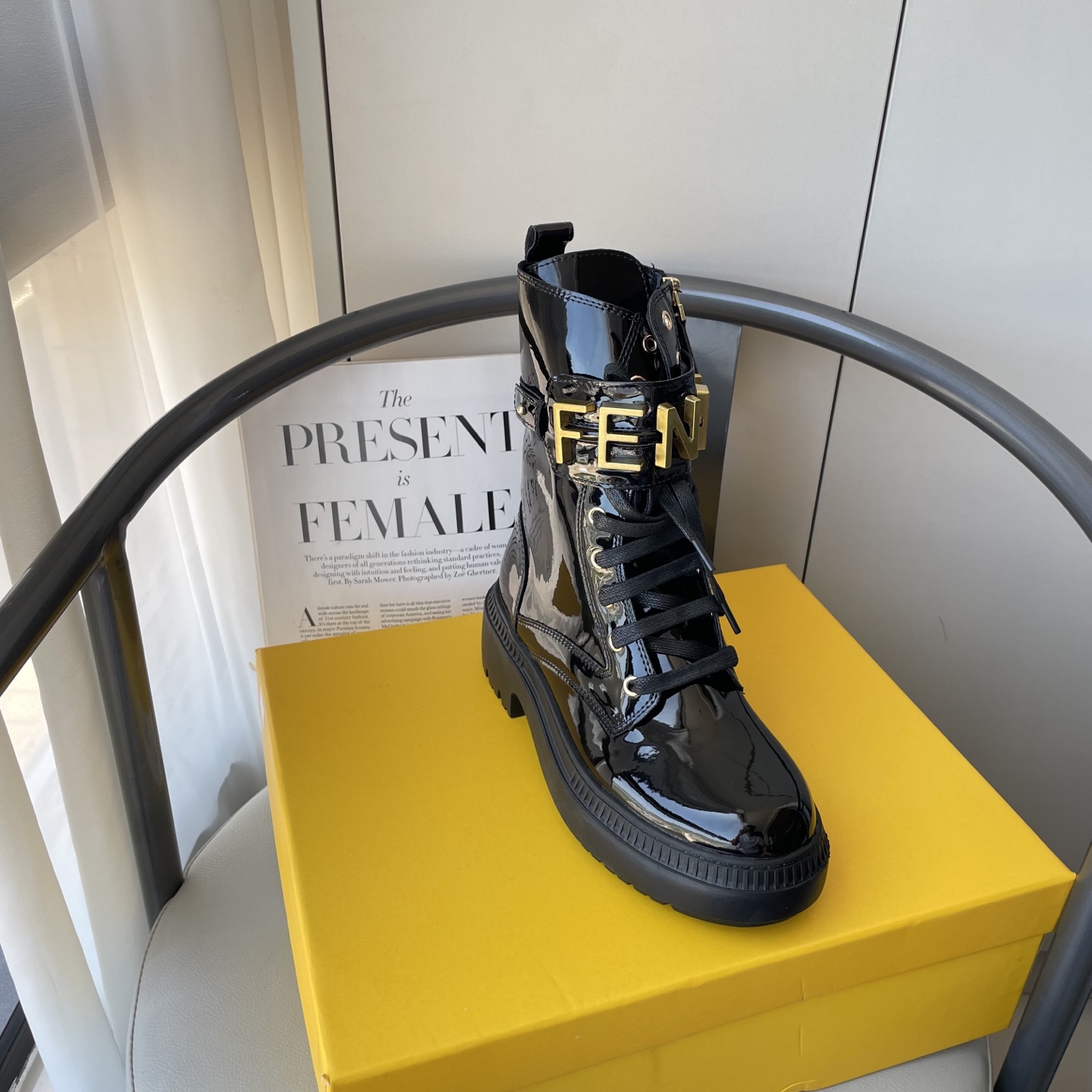 F design autumn and winter martin boots