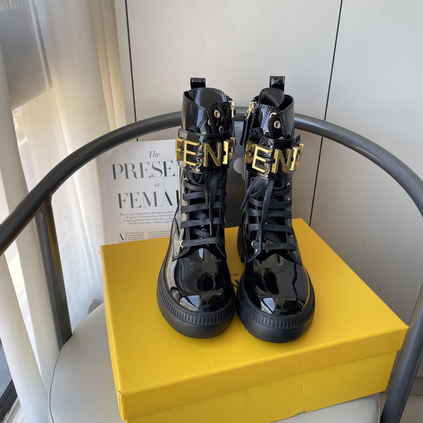 F design autumn and winter martin boots
