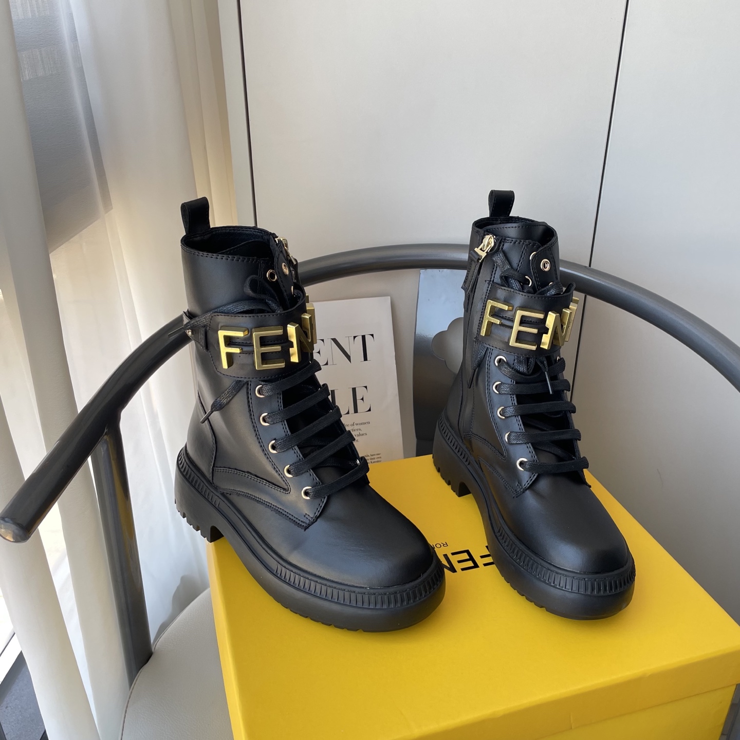 F design autumn and winter martin boots