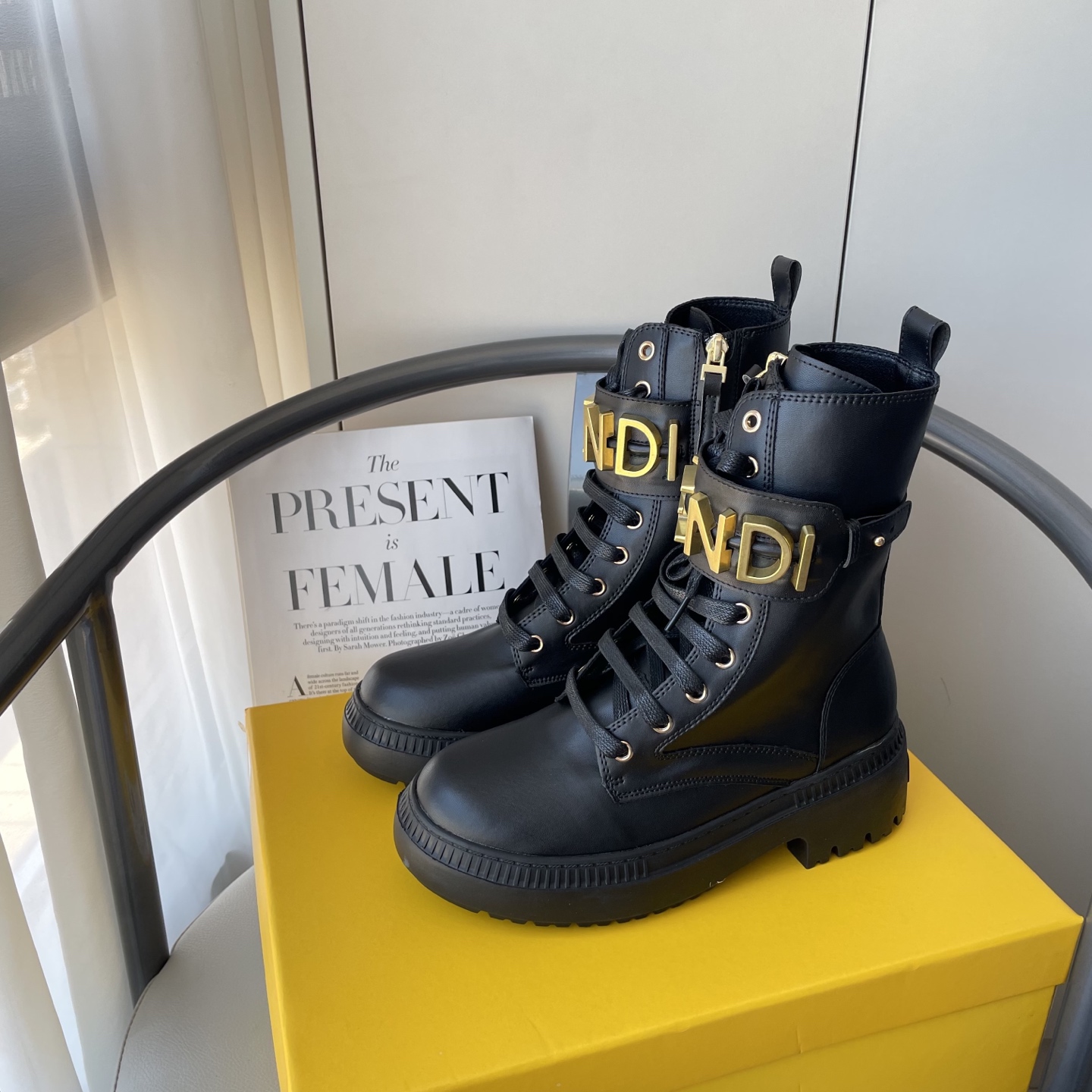 F design autumn and winter martin boots