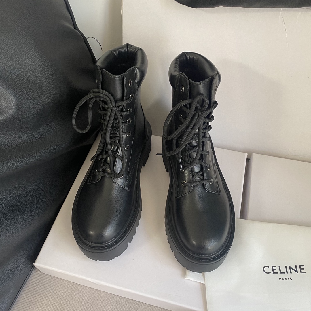 C design 8-hole thick-soled Martin boots