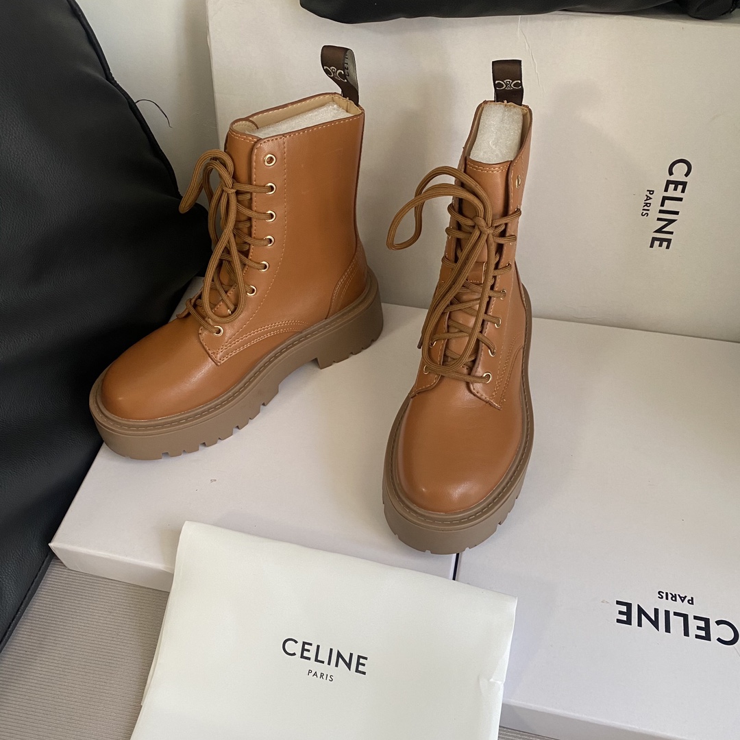 C design 8-hole thick-soled Martin boots