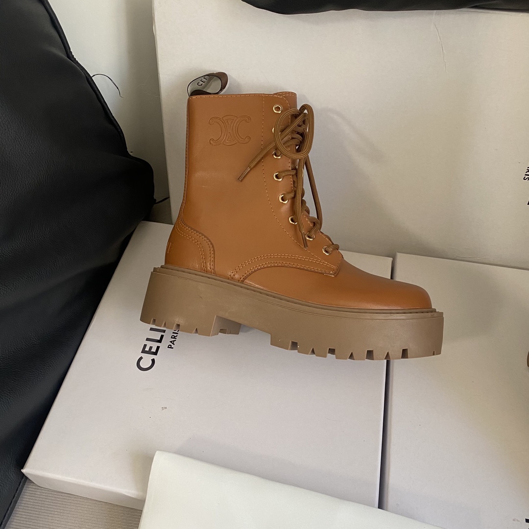 C design 8-hole thick-soled Martin boots