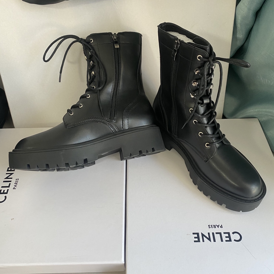 C design 8-hole thick-soled Martin boots