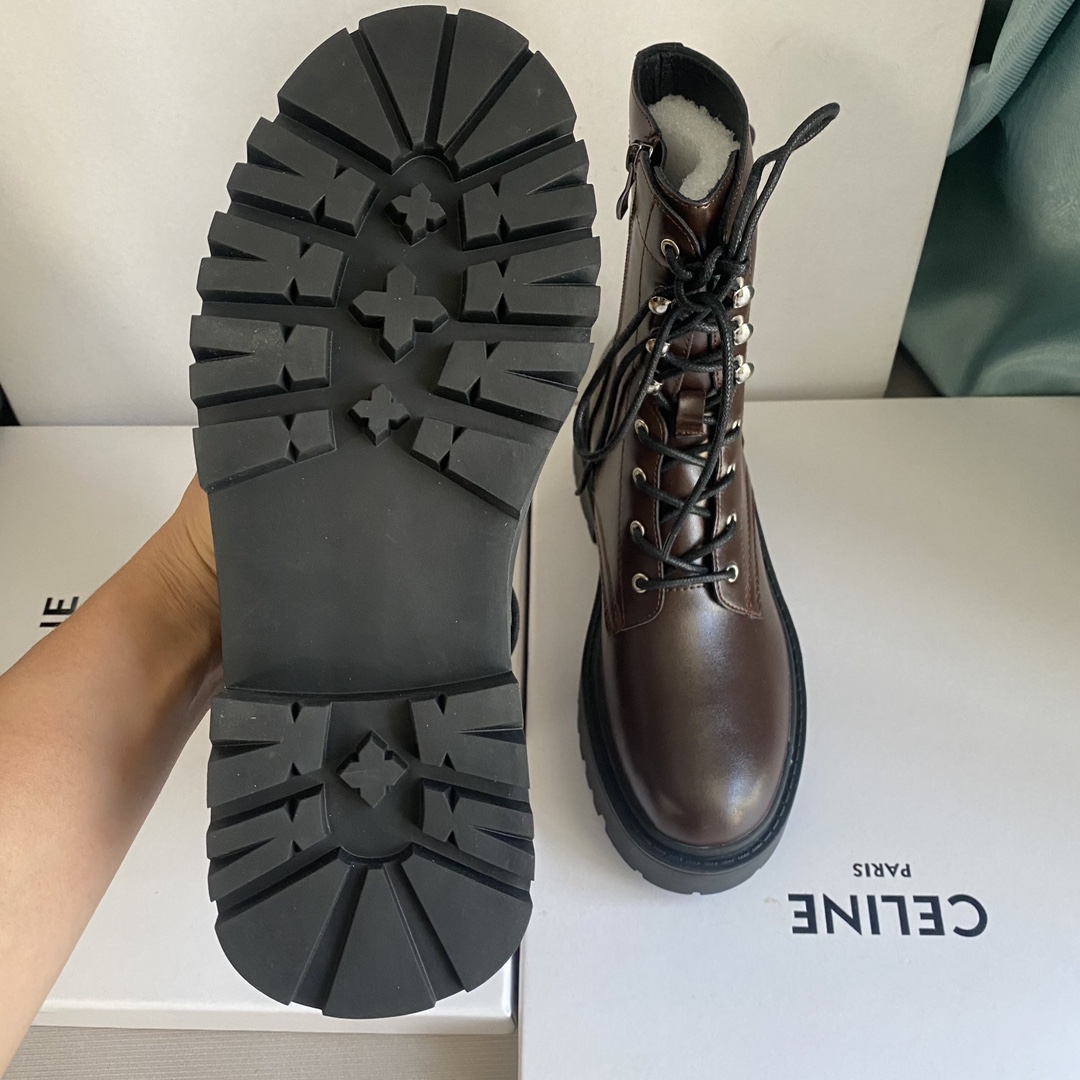 C design 8-hole thick-soled Martin boots