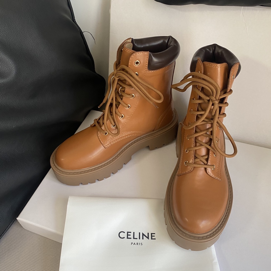 C design 8-hole thick-soled Martin boots