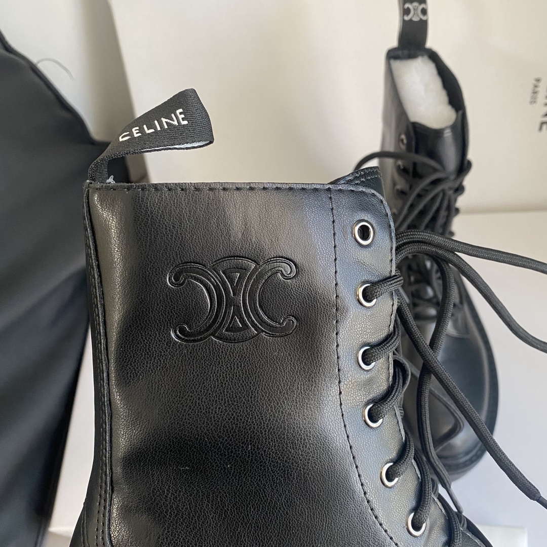 C design 8-hole thick-soled Martin boots