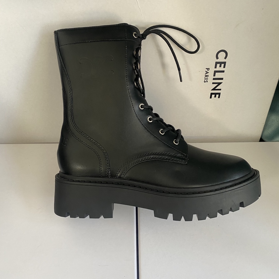 C design 8-hole thick-soled Martin boots