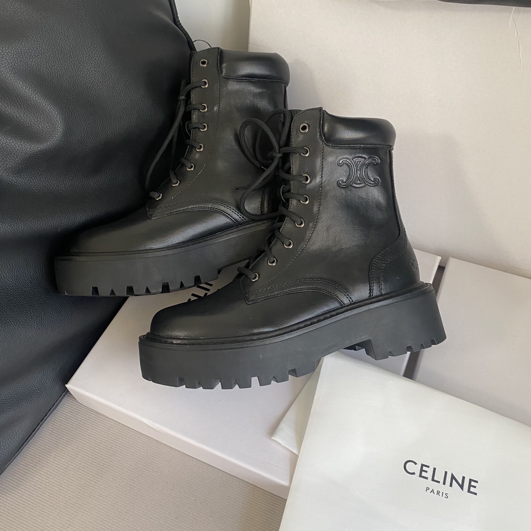 C design 8-hole thick-soled Martin boots