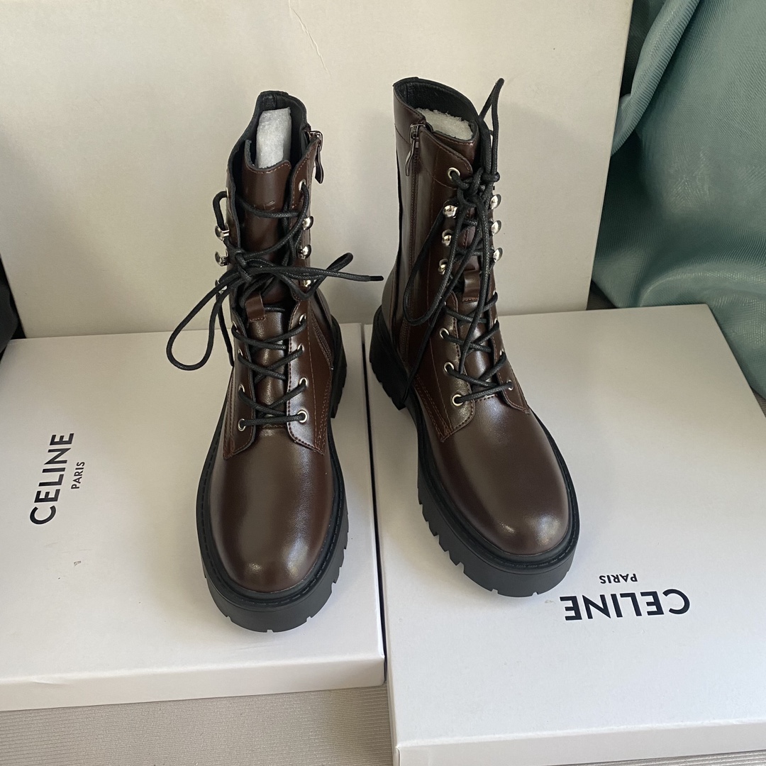 C design 8-hole thick-soled Martin boots