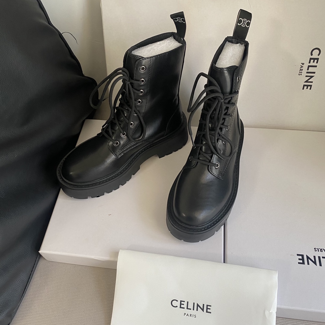 C design 8-hole thick-soled Martin boots