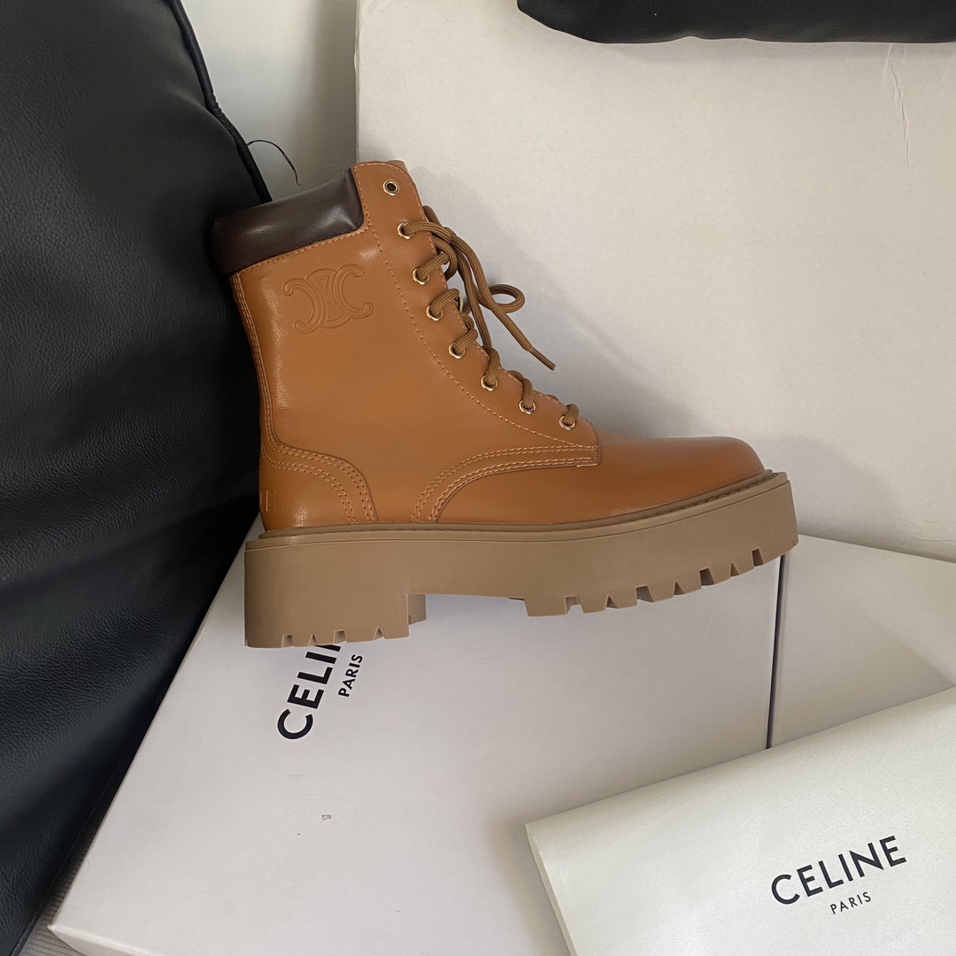 C design 8-hole thick-soled Martin boots