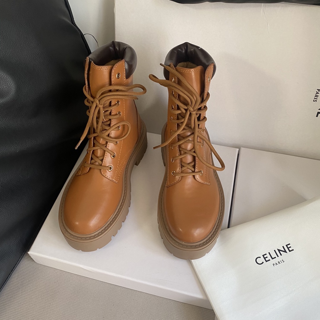 C design 8-hole thick-soled Martin boots