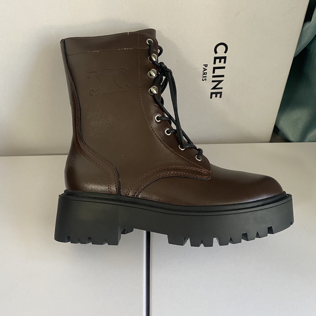 C design 8-hole thick-soled Martin boots