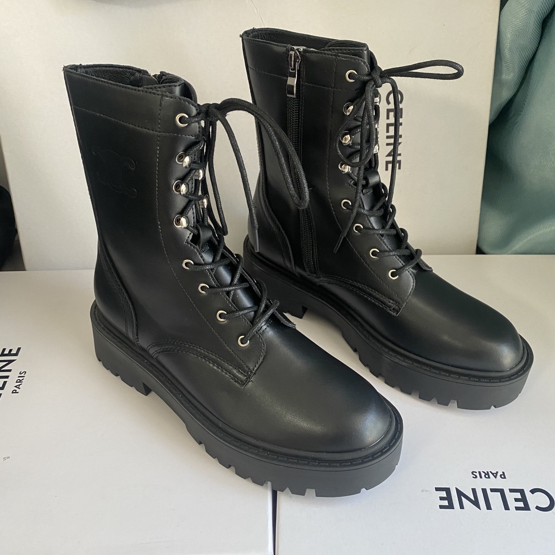 C design 8-hole thick-soled Martin boots