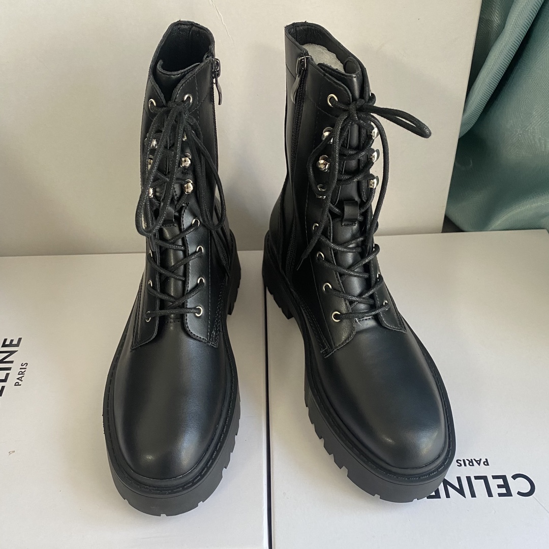 C design 8-hole thick-soled Martin boots