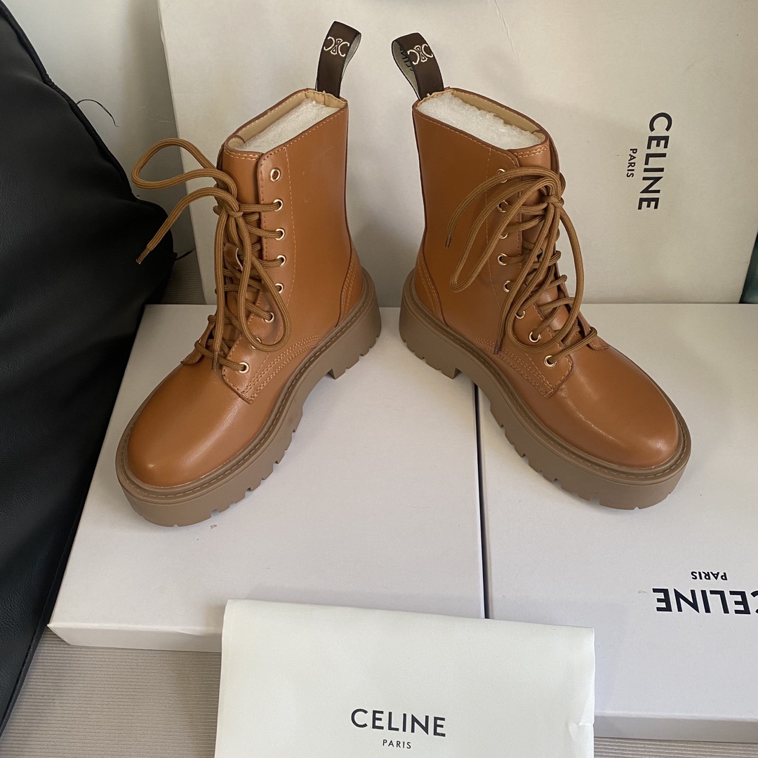 C design 8-hole thick-soled Martin boots