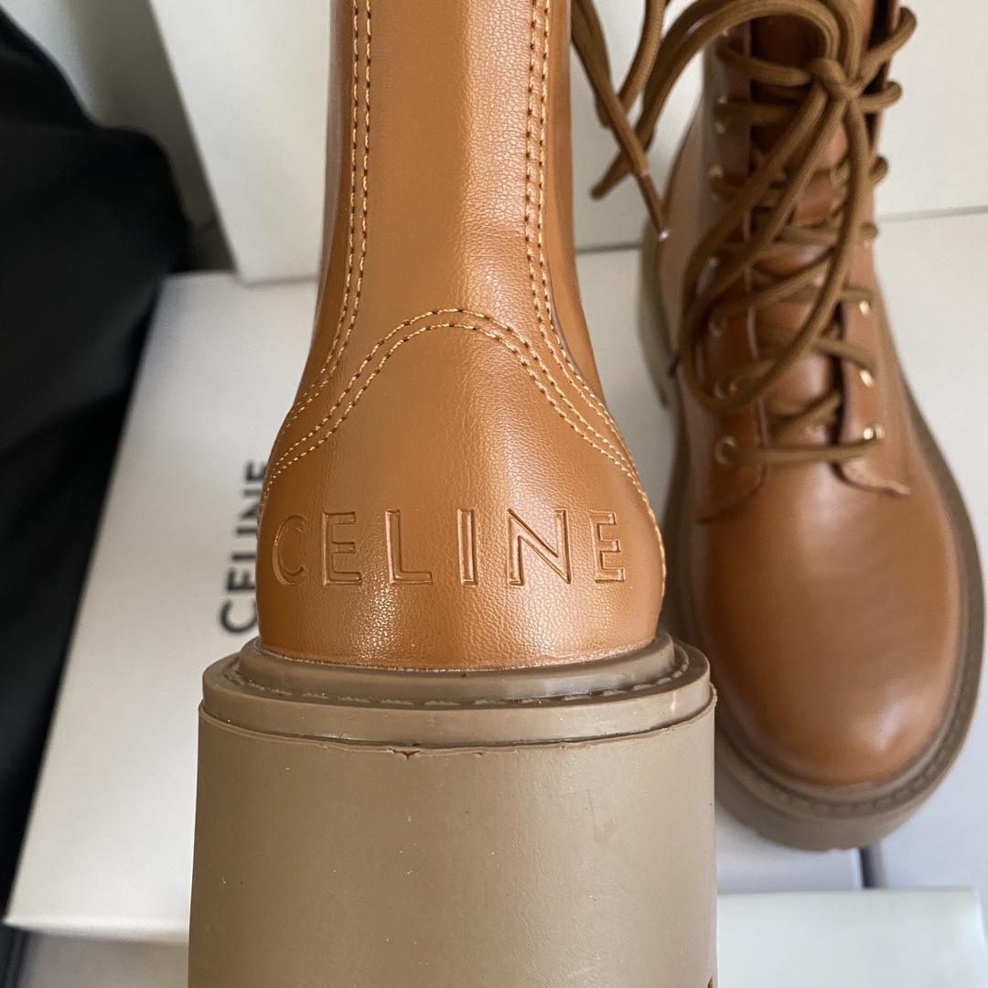 C design 8-hole thick-soled Martin boots