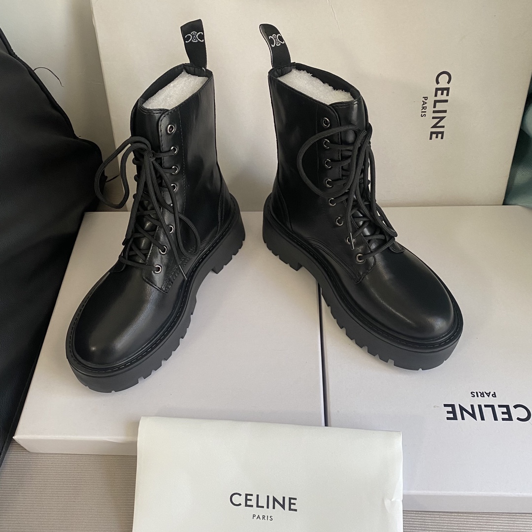 C design 8-hole thick-soled Martin boots