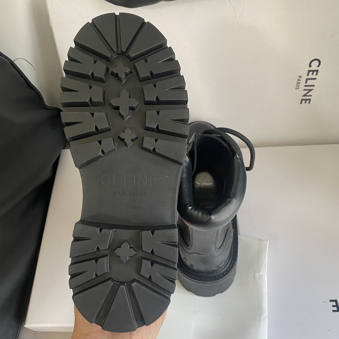 C design 8-hole thick-soled Martin boots