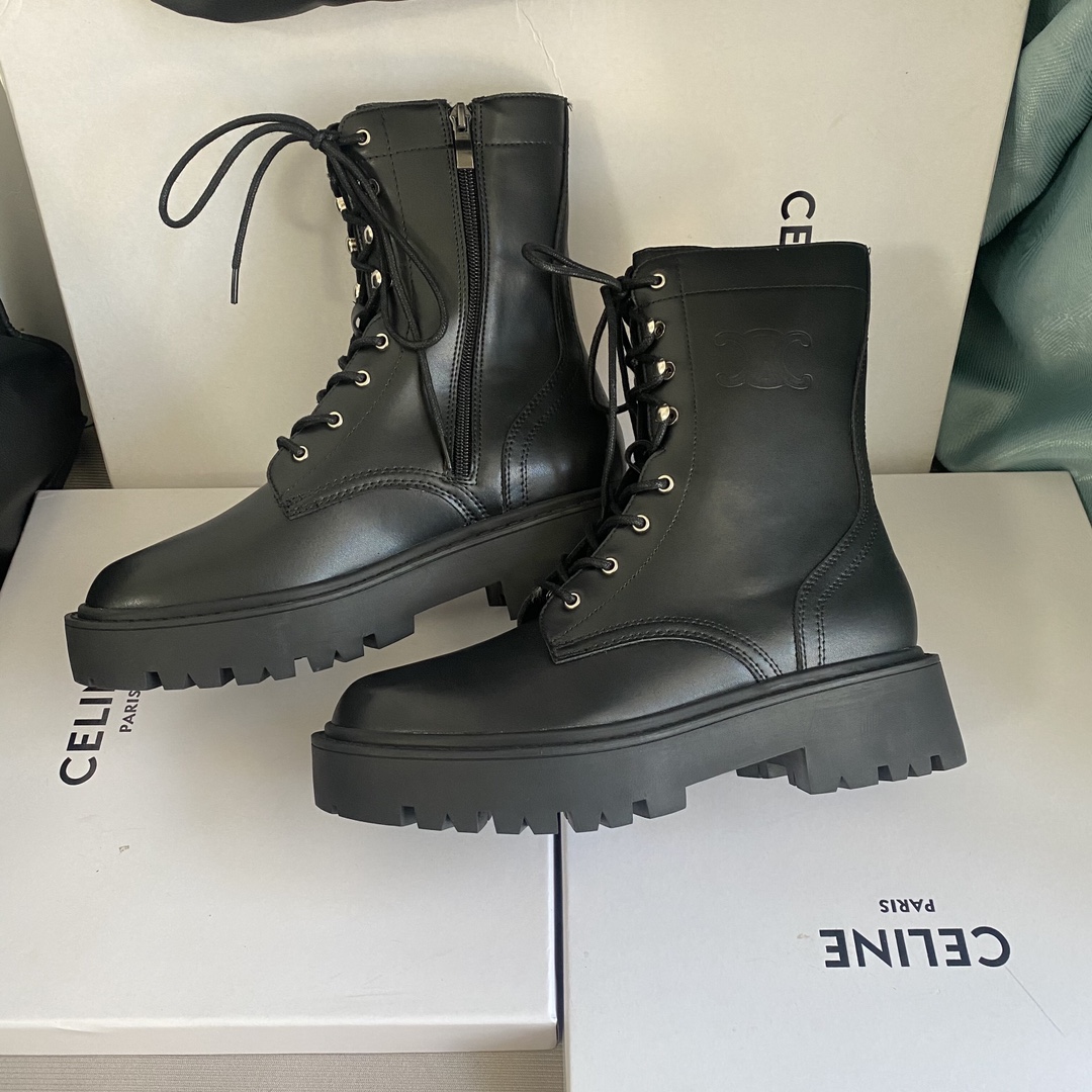 C design 8-hole thick-soled Martin boots