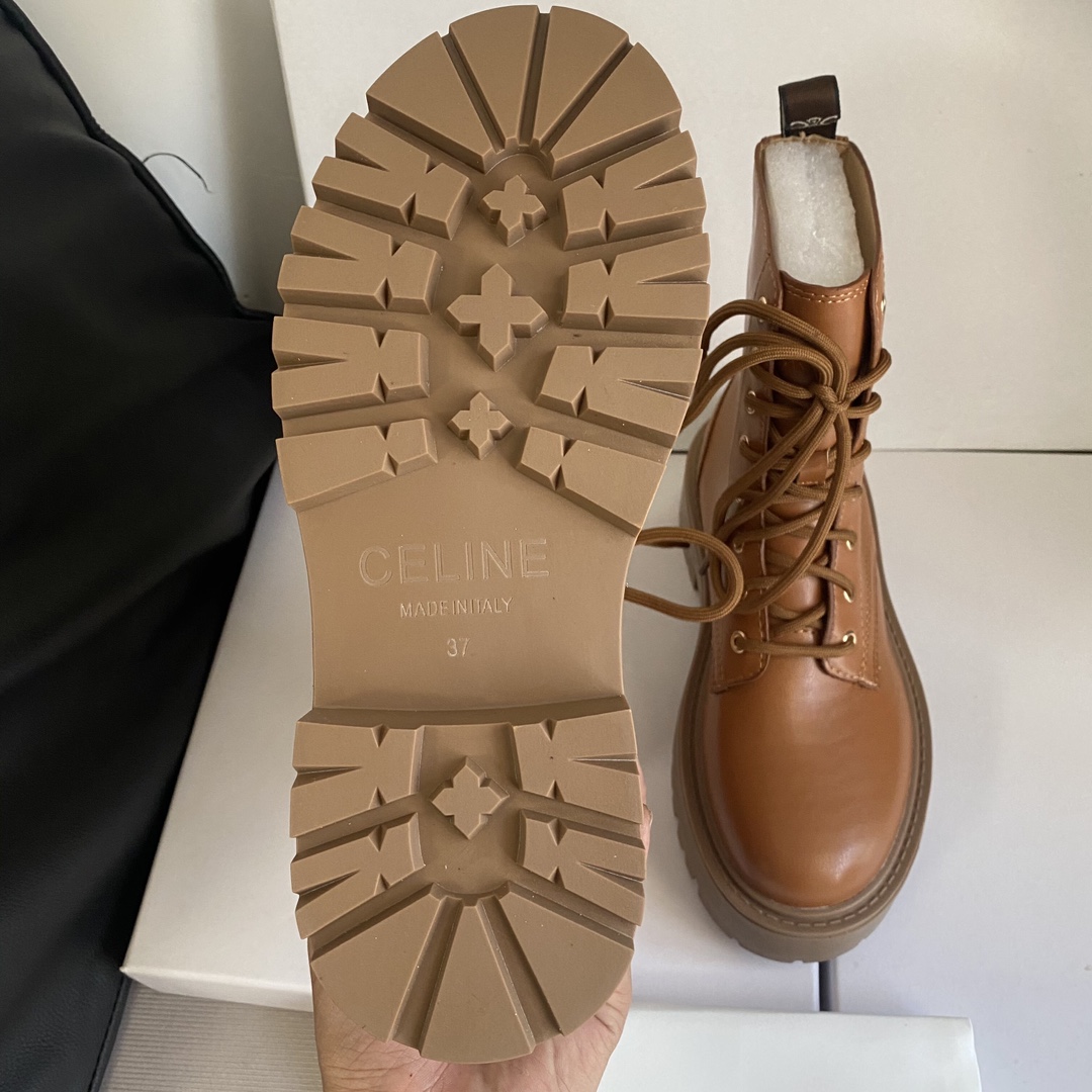 C design 8-hole thick-soled Martin boots