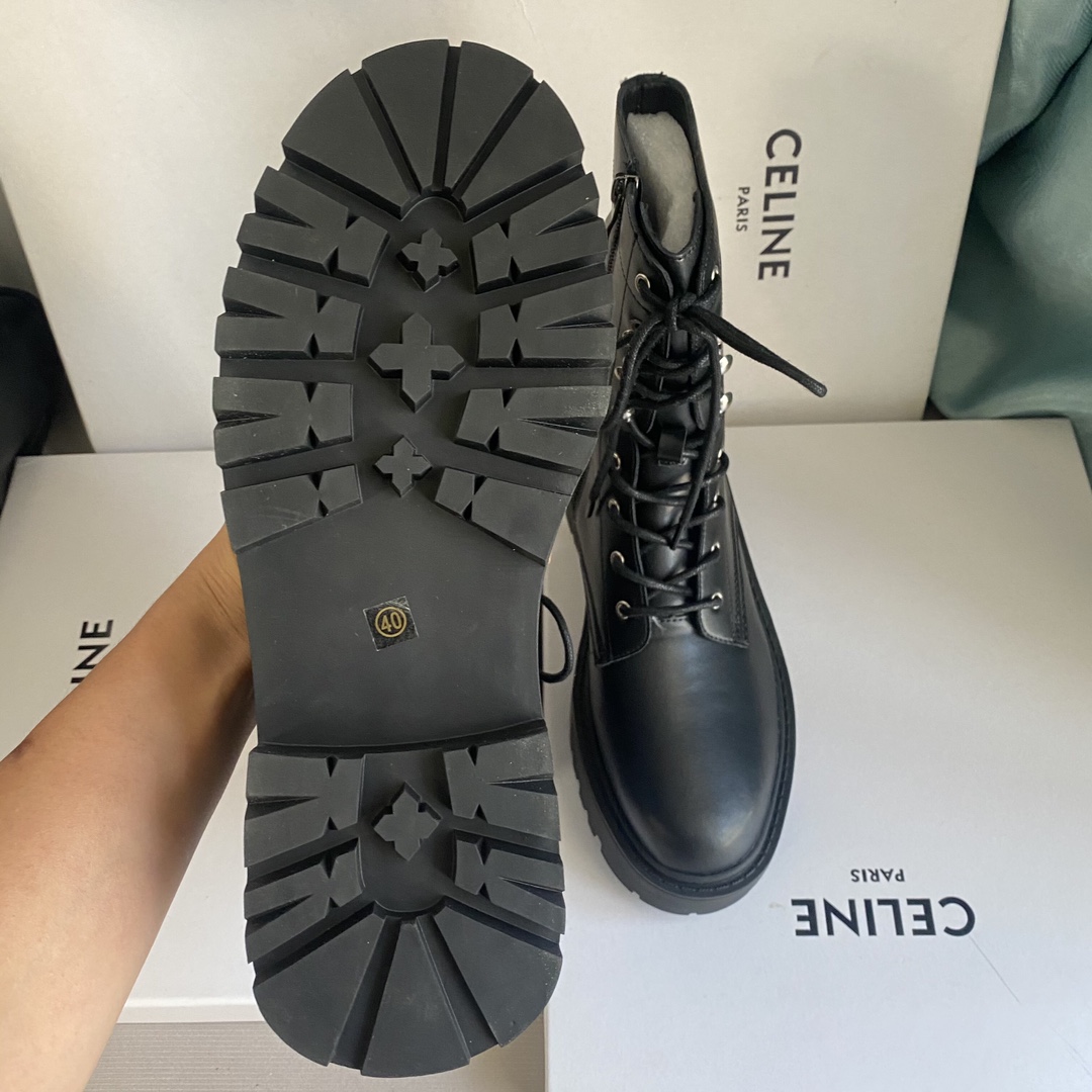 C design 8-hole thick-soled Martin boots