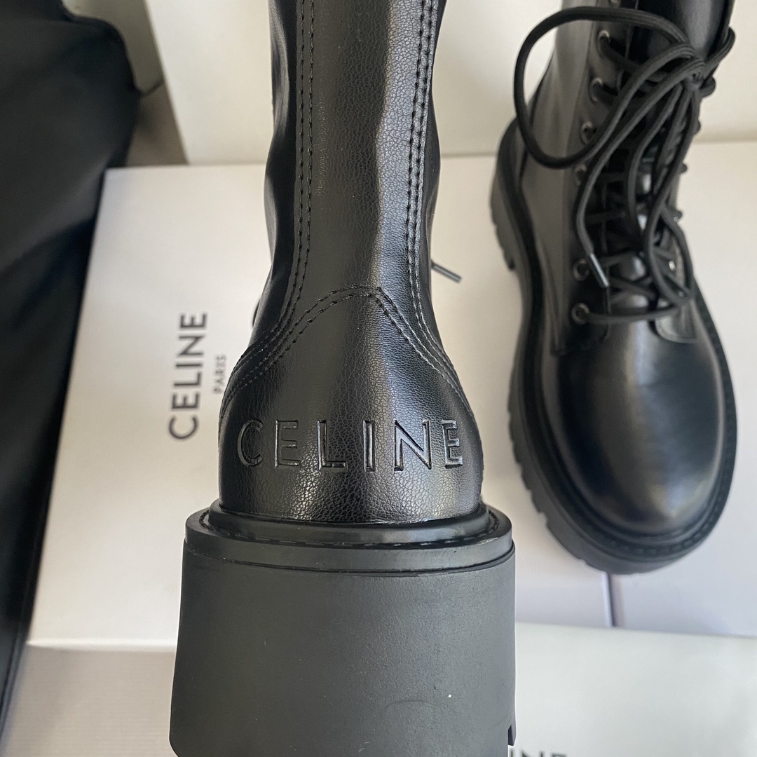 C design 8-hole thick-soled Martin boots